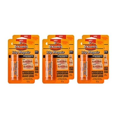 Abbildung von O&#039;Keeffe&#039;s Lip Repair UNPARFÜMIERTER Lippenbalsam, 6er Pack (6 x 4,2 g)