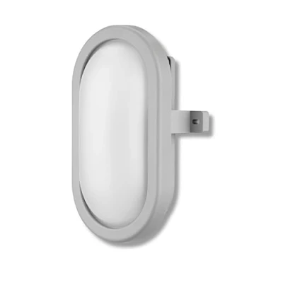 Abbildung von REV Feuchtraumleuchte LED Kellerlampe für Decken oder Wandmontage, IP44, 5,5W, bis 25.000h, grau