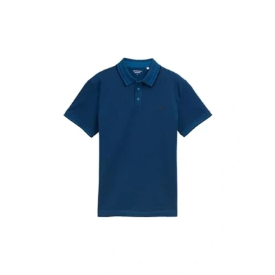 Abbildung von TOM TAILOR Poloshirt mit aufgesetzter Brusttasche, Peachy orange, L