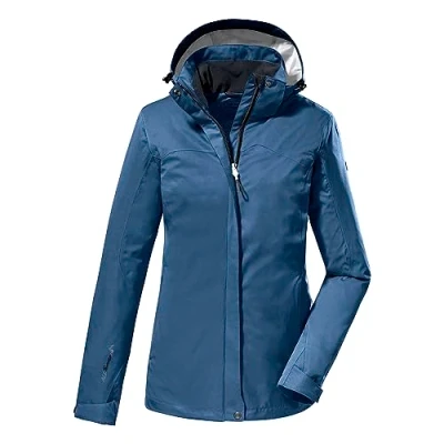 Abbildung von killtec Damen Funktionsjacke/Outdoorjacke mit abzippbarer Kapuze KOS 133 WMN JCKT, dunkel ozean, 42, 38383 000