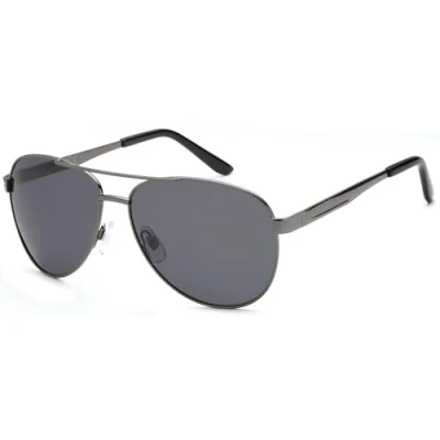 Abbildung von styleBREAKER Unisex Nerd Sonnenbrille mit Kunststoff Rahmen und Polarisierten Blendfreien Gläsern, Retro Style 09020132, Farbe:Gestell Braun Demi/Glas Verlauf