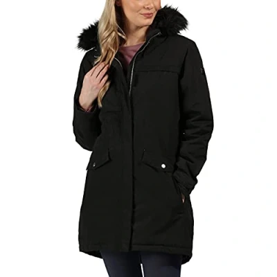 Abbildung von Regatta Damen Serleena II Jacke, Schwarz, 34