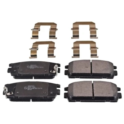 Abbildung von BLUE PRINT ADG04251 Bremsbelagsatz Hinterachse mit akustischer Verschleißwarnung Anbaumaterial HYUNDAI: Terracan, Terracan Box Body / SUV