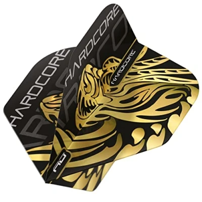 Abbildung von RED Dragon Jonny Clayton Ferret Hardcore Gold Dart Flights 3 Sets Per Pack (9 in Total)