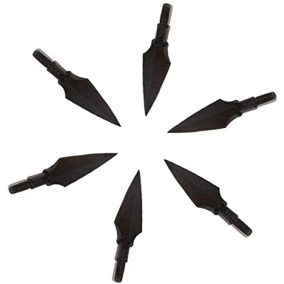 Abbildung von Namvo 6pcs Metall Bogenschießen Broadheads 157Grain traditionelle Outdoor Jagd Pfeile Kopf
