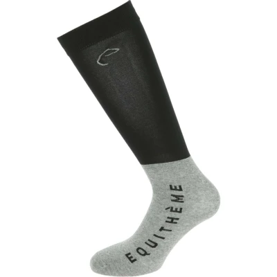 Abbildung von EQUITHÈME Reitsocken Compet Schwarz/Grau 36 41