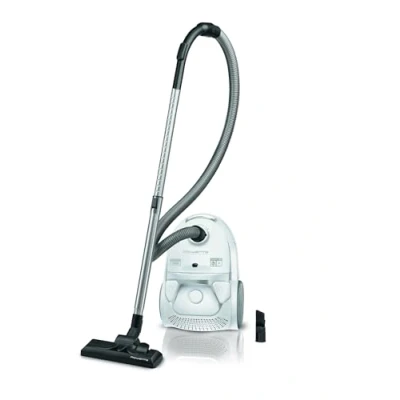 Abbildung von Rowenta RO3927EA Compact Power Staubsauger mit Beutel, Niedriger Energieverbrauch, 900 Watt, 3 Liter Staubbeutel, Langes Kabel, Weiß
