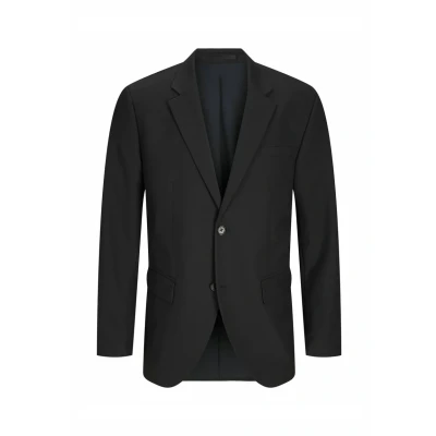 Abbildung von Jack &amp; Jones Premium Einreihiger Jprbushwick Normal Geschnitten Sakko, Herren, Größe: 46, Black onyx