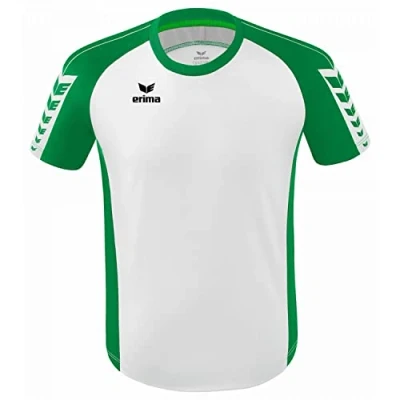 Abbildung von Erima Unisex Six Wings Teamsport Trikot, weiß/smaragd, L