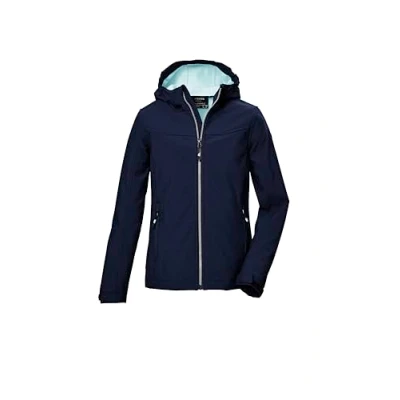 Abbildung von killtec Mädchen Softshelljacke/Outdoorjacke mit Kapuze KOW 349 GRLS SFTSHLL JCKT, dunkelnavy, 176, 42142 000