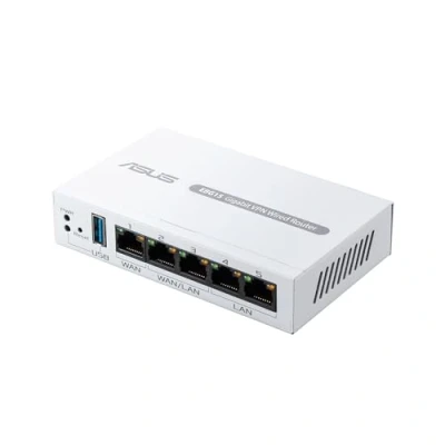 Abbildung von ASUS ExpertWiFi EBG15 Gigabit VPN Router, 5 Ports, Multi WAN, Lastausgleich, VLAN, AiMesh, AiProtection Pro, Weiß