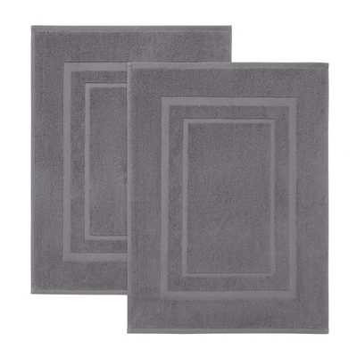 Abbildung von Bruno Banani Badematte "Robby, 2 tlg. Hotelmatten-Set, 50x70cm, Duschvorleger" Höhe 5 mm beidseitig nutzbar fußbodenheizungsgeeignet Badvorleger, Badezimmer Teppich, einfarbig, 850 g/m², 100% Baumwolle
