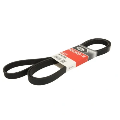 Abbildung von GATES Micro V 6PK2585 Keilrippenriemen 2585 6 Polyester, EPDM (Ethylen Propylen Dien Kautschuk) FORD USA: Mustang Mk5 Coupe, Convertible
