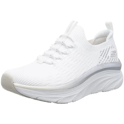 Abbildung von Skechers Damen D&#039;lux Walker Let It Glow Sneaker, weiß, 37.5 EU