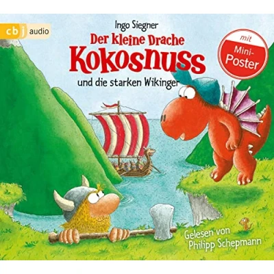 Abbildung von Der kleine Drache Kokosnuss und die starken Wikinger (Die Abenteuer des kleinen Drachen Kokosnuss, Band 14)