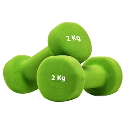 Abbildung von G5 HT SPORT Lenker aus Neopren für Fitnessstudio und Heimgymnastik, rutschfest, von 0,5 bis 6 kg, Paar oder Einzelbett (2 x 2 kg)…