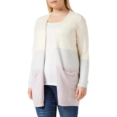Abbildung von ONLY Damen Strickjacke Queen 15158746 Rose Smoke Stripes Mel S