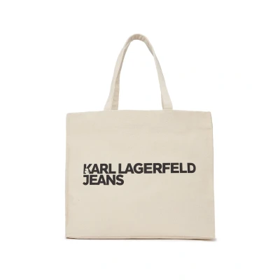 Abbildung von KARL LAGERFELD JEANS, Damen, Essential Logo Shopper, Beige, One size