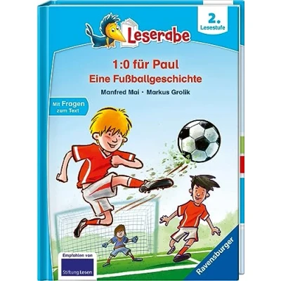 Abbildung von 1:0 für Paul! Eine Fußballgeschichte Leserabe ab 2. Klasse Erstlesebuch Kinder 7 Jahren (Leserabe Lesestufe) Gebundene Ausgabe 1. Juni 2022