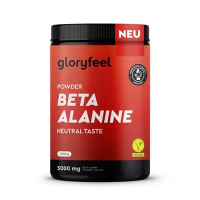 Abbildung von Beta Alanin Pulver 1000g 5000mg pro Portion Pre Workout für 7 Monate Hochdosierte, vegane Aminosäure +99% rein, ohne Zusätze &amp; geschmacksneutral Laborgeprüfte Qualität