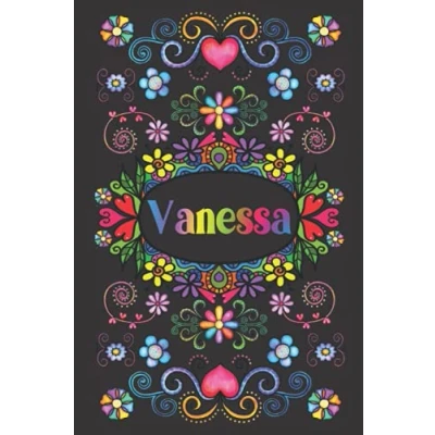 Abbildung von PERSONALISIERTES Notizbuch FÜR VANESSA: Schönes Geschenk für Vanessa (Liniertes Mädchen und Frauen)