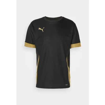Abbildung von Puma Teamgoal Matchday Sport Tshirt, Herren, Größe: Large, Black/gold/matte gold