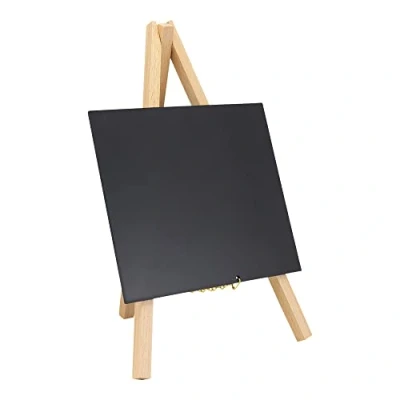 Abbildung von Securit Tisch Kreidetafel Mini mit Staffelei, buche, 1 Einheit