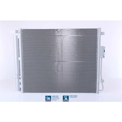 Abbildung von NISSENS 940391 Klimakondensator mit Trockner Aluminium 535 R 134a