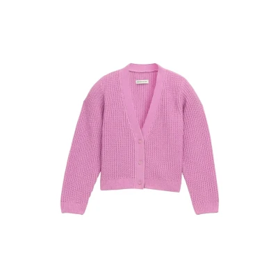 Abbildung von TOM Tailor Strickjacke für Kinder, Größe: 92/98, Flashy mauve