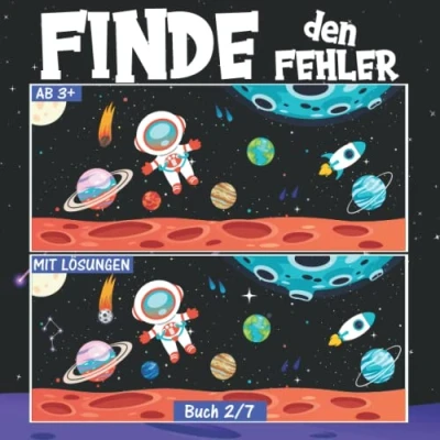 Abbildung von Finde den Fehler für Kinder: Fehlersuchbuch Kinder ab 3 Jahren Unterschied Buch 2/7