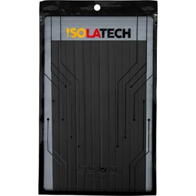 Abbildung von ISOLATECH Schrumpfschlauch Set 3:1 mit Kleber unbeschriftet Sortiment Schwarze viele Größen Ø 8mm 2,4 Meter in 12Stk x 20cm