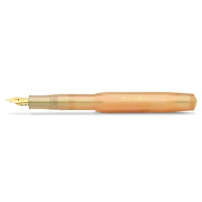 Abbildung von Kaweco COLLECTION Füllhalter Apricot Pearl I Premium Füllfederhalter für Tintenpatronen mit hochwertiger Stahlfeder Sport Füller 13 cm Federbreite: F (Fein)