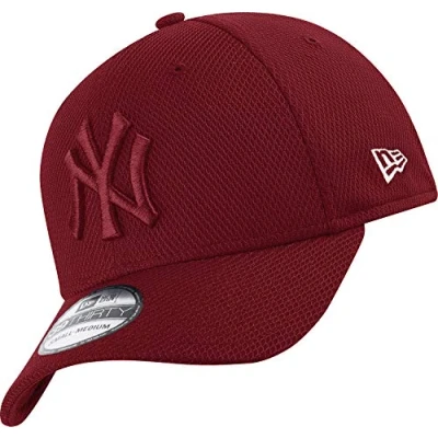 Abbildung von New Era York Yankees 39thirty Stretch Cap Diamond Tonal Maroon S M (6 3/8 7 1/4)