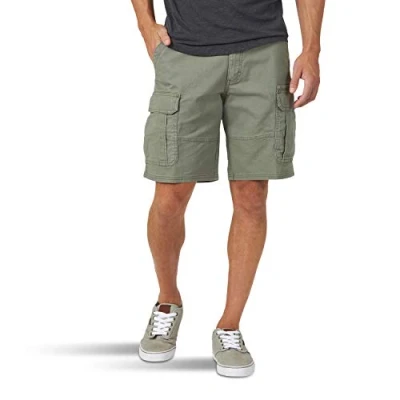 Abbildung von Wrangler Authentics Herren Klassische Cargo Stretch Shorts Cargos, Oliv, 52