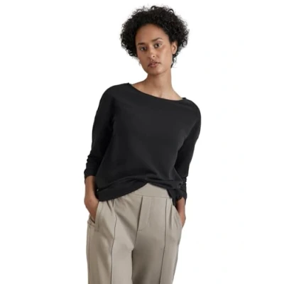 Abbildung von Street One Struktur Langarmshirt, Damen, Größe: 40, Schwarz
