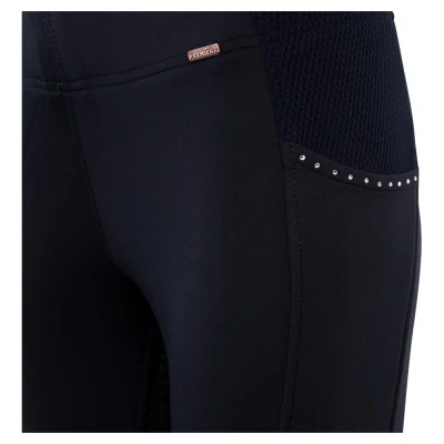 Abbildung von Premiere Reitleggings Bellflower Silikon Besatz Navy 128