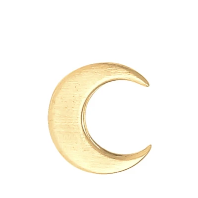 Abbildung von Elli Crescent Astro Einzelner Ohrring goldcoloured, Damen, Größe: One Size, Gold coloured