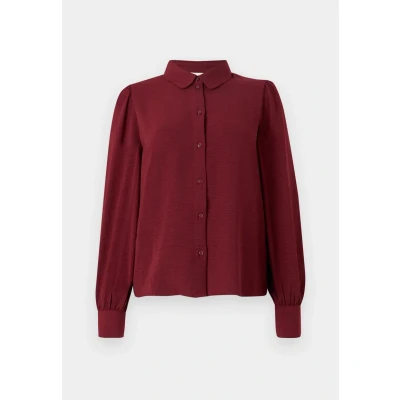 Abbildung von JDY Jdydivya Shirt Hemdbluse, Damen, Größe: XS, Cabernet