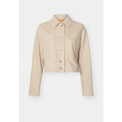 Abbildung von BOSS JELT Jeansjacke, Damen, Größe: 48, Open beige