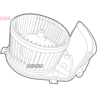 Abbildung von DENSO DEA23005 Innenraumgebläse RENAULT: CLIO 3