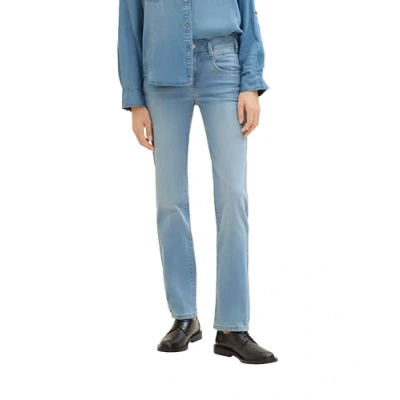 Abbildung von TOM Tailor Alexa Jeans Straight Leg, Damen, Größe: 26x30, Light stone wash denim