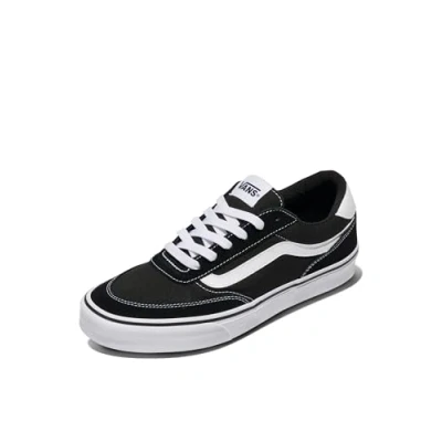 Abbildung von Vans Brooklyn Ls Sneaker, Suede/Canvas Black/White, 34.5 EU