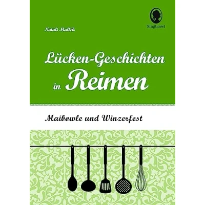 Abbildung von Maibowle und Winzerfest: Lücken Geschichten in Reimen: Rate für Senioren mit Demenz