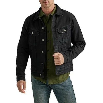 Abbildung von Lee Herren Legendary Classic Rider Jacke, Überfärbtes Schwarz, S