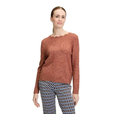 Abbildung von Cartoon Strickpullover, Damen, Größe: 44, Hellbraun