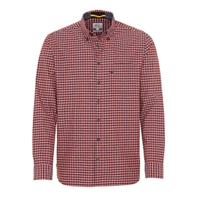 Abbildung von camel active Herren 409111/6S11 Hemd, Orange Red, M