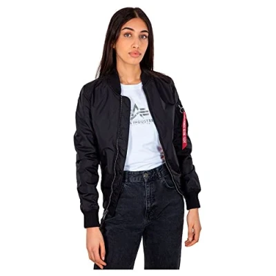 Abbildung von Alpha Industries MA1 TT WMN Bomberjacke, Damen, Größe: Small, Black