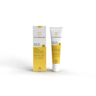 Abbildung von CICAMANUKA Wiederherstellende Lippenpflege mit Manuka IAA15+ Honig fördert die Reparatur der Lippen Bio zertifiziert 15 ml
