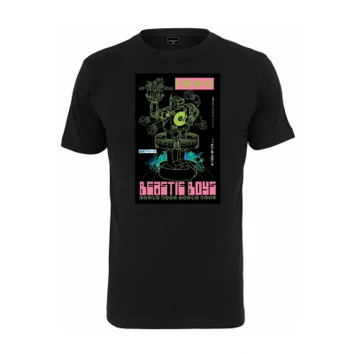 Abbildung von Mister Tee Beastie BOYS Robot Tshirt print, Herren, Größe: Large, Black