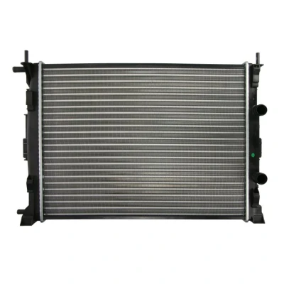 Abbildung von NRF Economy Class 58329A Kühler, Motorkühlung Aluminium 590 452 32 Kühlrippen mechanisch gefügt RENAULT: SCENIC 2, GRAND 2